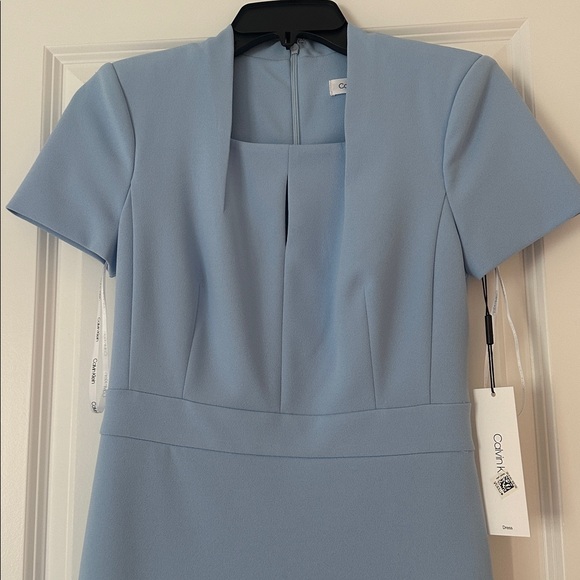 NWT Calvin Klein blue dress, size 2 - Picture 2 of 3